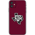 Texas A&M University Black Logo iPhone 11 Skin